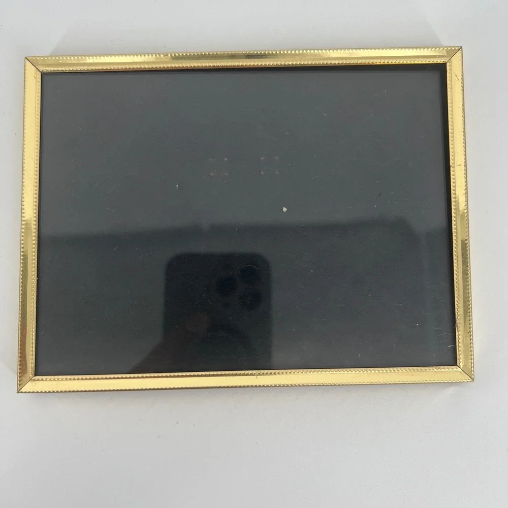 Vintage Picture Frame Set Metal Gold Hollywood Regency Gallery Wall 5x7 4x6